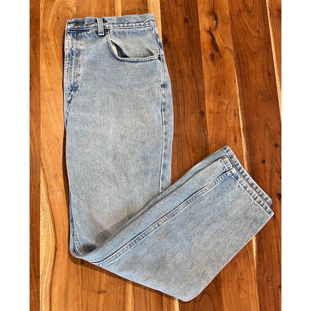 L.L.Bean Classic Fit Jeans Mens 33x29 Light Wash Denim 100% Cotton Dad Jeans